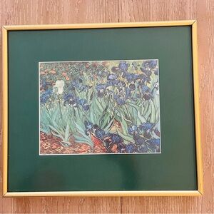 Framed and Matted Art Print Van Gogh’s Irises